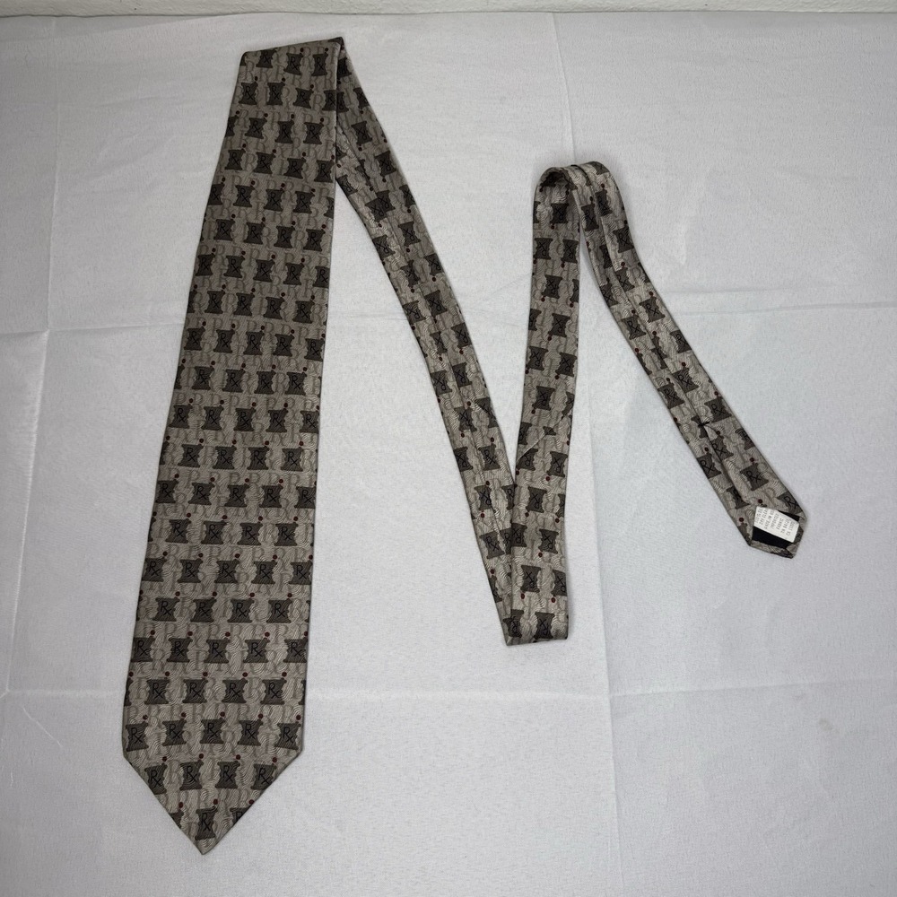 Ralph Marlin Pharmacist Tonal Men's Neck Tie RX Lisa M‎ Davie